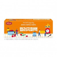탑셰프 컬러지퍼백10매