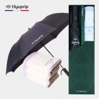 협립 2단 심플 자동우산 +협립눈꽃타월-세트