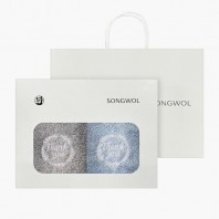 [송월타올] 송월 땡큐 190g 뱀부얀 2p 선물세트(쇼핑백)