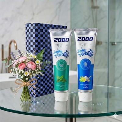 2080 퓨어치약 125g 2종세트 포장지포장