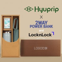 협립 3단 60 슈퍼 카라비너 완전자동우산 +배터리+락앤락 메트로머그1P-세트