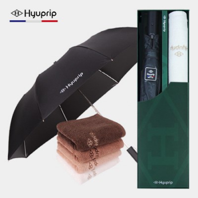 협립 2단 암막 고밀도 VIP 우산/양산 +협립40수호텔코마180타월-세트