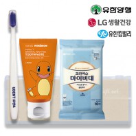 LG생활건강 유덴트 12호(치약50g+알칫솔1개+크리넥스마이비데)