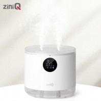 [지니큐] 500ml 무선 C타입 LED 무드등 저소음 듀얼 가습기 ZQ-HX60
