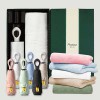 라이트핏 O링손잡이 5단암막양우산+보송보송데일리 순면타올135g 우산타올 선물세트