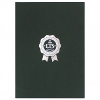 우단 상장케이스 진녹색
