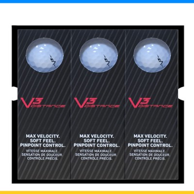 테일러메이드 v3 디스턴스 9구 (3pc) 테일러메이드 골프공 3피스 골프공