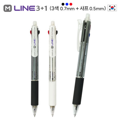 M-라인 3+1 멀티펜(3색+샤프)