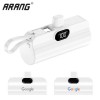 아랑 2in1 일체형 듀얼 도킹 보조배터리 LED숫자표시 5000mAh APL503
