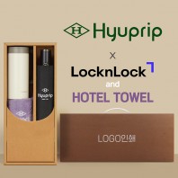 협립 3단 10K 고밀도 슈퍼 완전자동우산 +락앤락 테이블머그+협립호텔코마170타월-세트