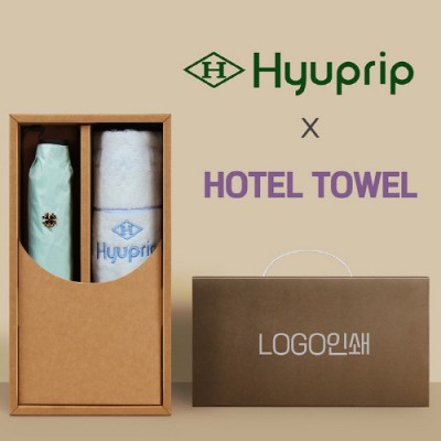 협립3단50카본6K초경량고밀도암막수동우양산 +협립눈꽃타월-세트