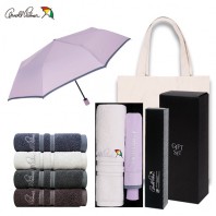 아놀드파마 3단수동파스텔바이어스,실버라인뱀부180타올세트(0209788)