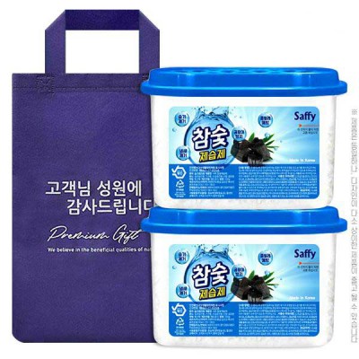(부직포가방)사피 참숯제습제2P(2종)
