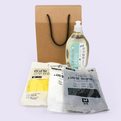 참그린 주방세제500ml +고무장갑3종