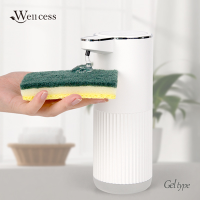 웰세스 W-1000G 대용량 젤타입 자동 디스펜서 주방 세제 벽걸이 충전식 핸드워시 세정기